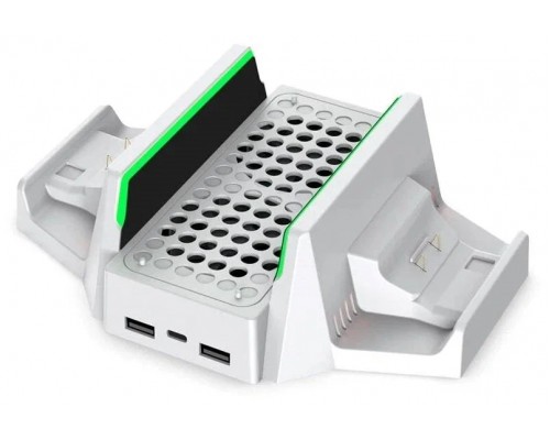 XBox Series S Multi-Functional Stand + Battery pack 800mAH White (2шт) Dobe TYX-0663 XBox Series S Multi-Functional Stand + Battery pack 800mAH White (2шт) Dobe TYX-0663