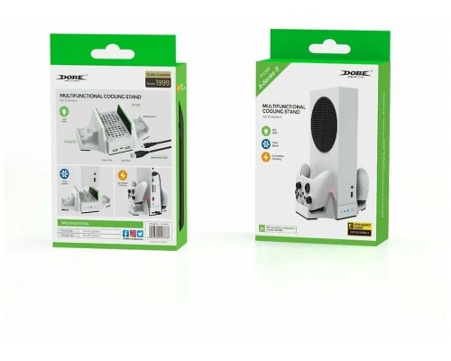 XBox Series S Multi-Functional Stand + Battery pack 800mAH White (2шт) Dobe TYX-0663 XBox Series S Multi-Functional Stand + Battery pack 800mAH White (2шт) Dobe TYX-0663