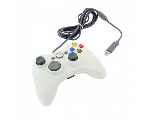 Геймпад Microsoft Xbox 360 Проводной X17-15441-03 (Белый) Геймпад Microsoft Xbox 360 Проводной X17-15441-03 (Белый)