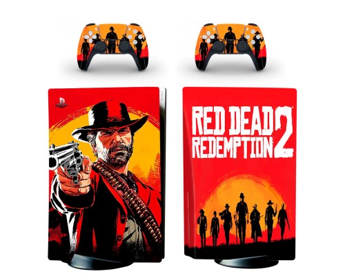 Наклейка на Sony PlayStation 5 Red Dead Redemption 2 Наклейка на Sony PlayStation 5 Red Dead Redemption 2