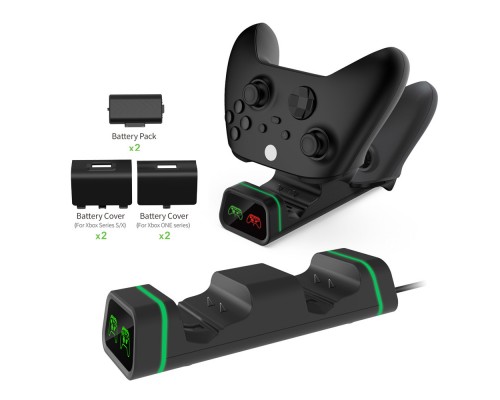 XBox Series X/S Charging Station Dobe 19006X +Battery pack 800Mah Black. XBox Series X/S Charging Station Dobe 19006X +Battery pack 800Mah Black.
