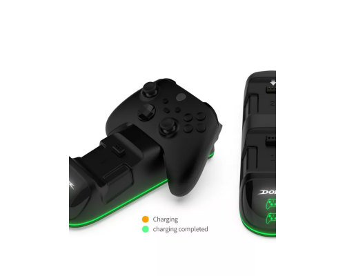 Зарядная станция Dobe для 2-х геймпадов + 2 аккумулятора для Xbox One/S/, TYX-1623X Зарядная станция Dobe для 2-х геймпадов + 2 аккумулятора для Xbox One/S/, TYX-1623X
