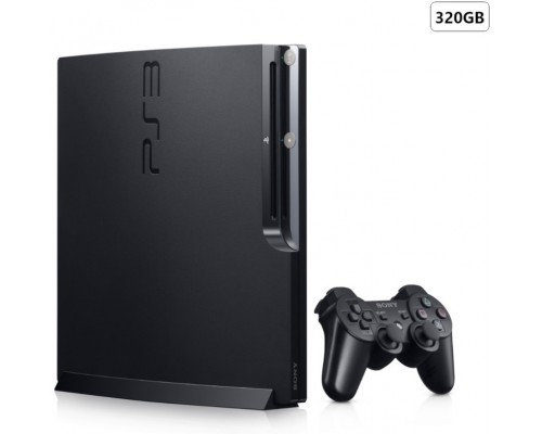 PlayStation 3 Slim 320gb Черная (без коробки) PlayStation 3 Slim 320gb Черная (без коробки)