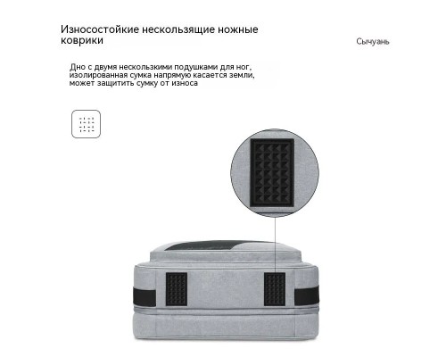 Сумка для PS5 с карманом Серо-Черная Сумка для PS5 с карманом Серо-Черная